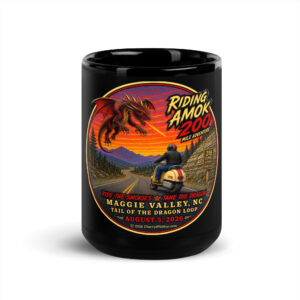 Dragon 200 Black Glossy Mug