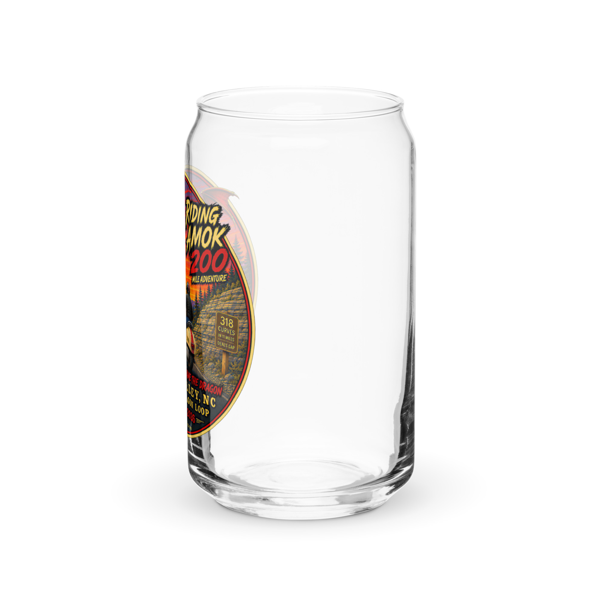 Dragon 200 Can-Shaped Glass with Bamboo Lid & Straw – 16 oz - Image 7