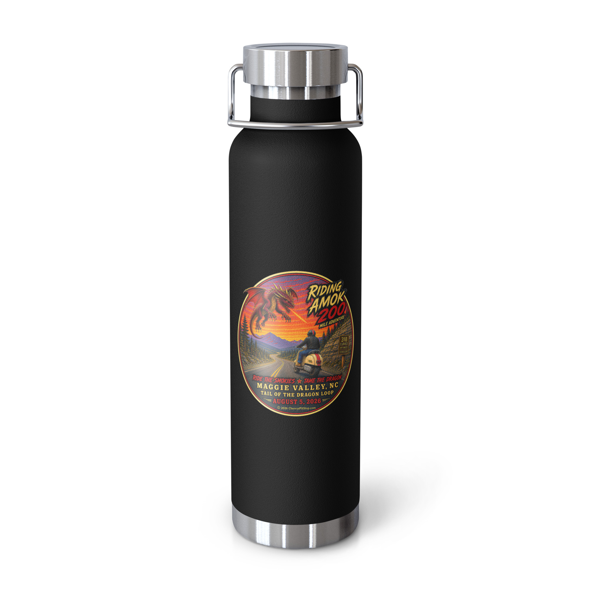 Dragon 200 Copper Vacuum Insulated Bottle – 22 oz - Image 8