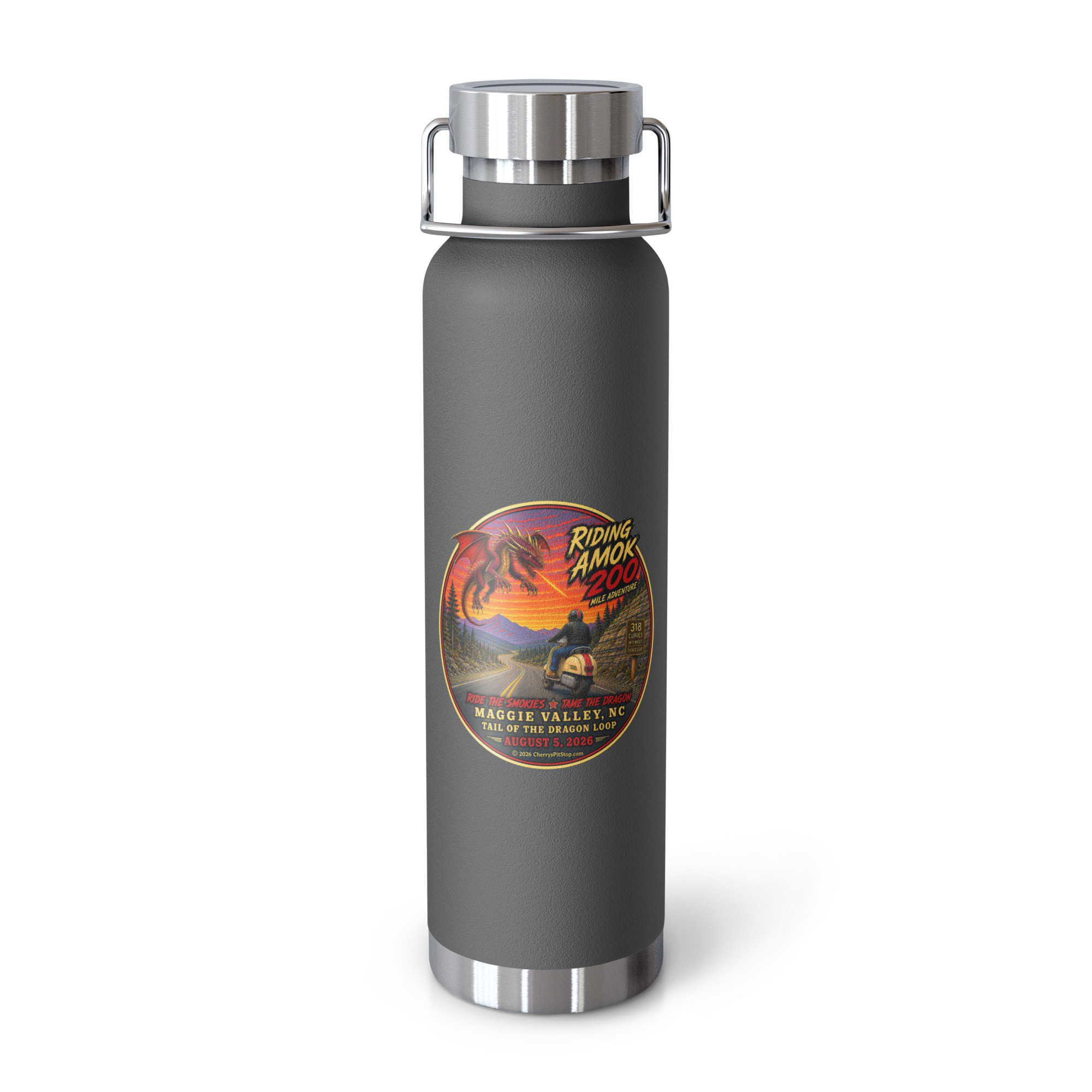 Dragon 200 Copper Vacuum Insulated Bottle – 22 oz - Image 5