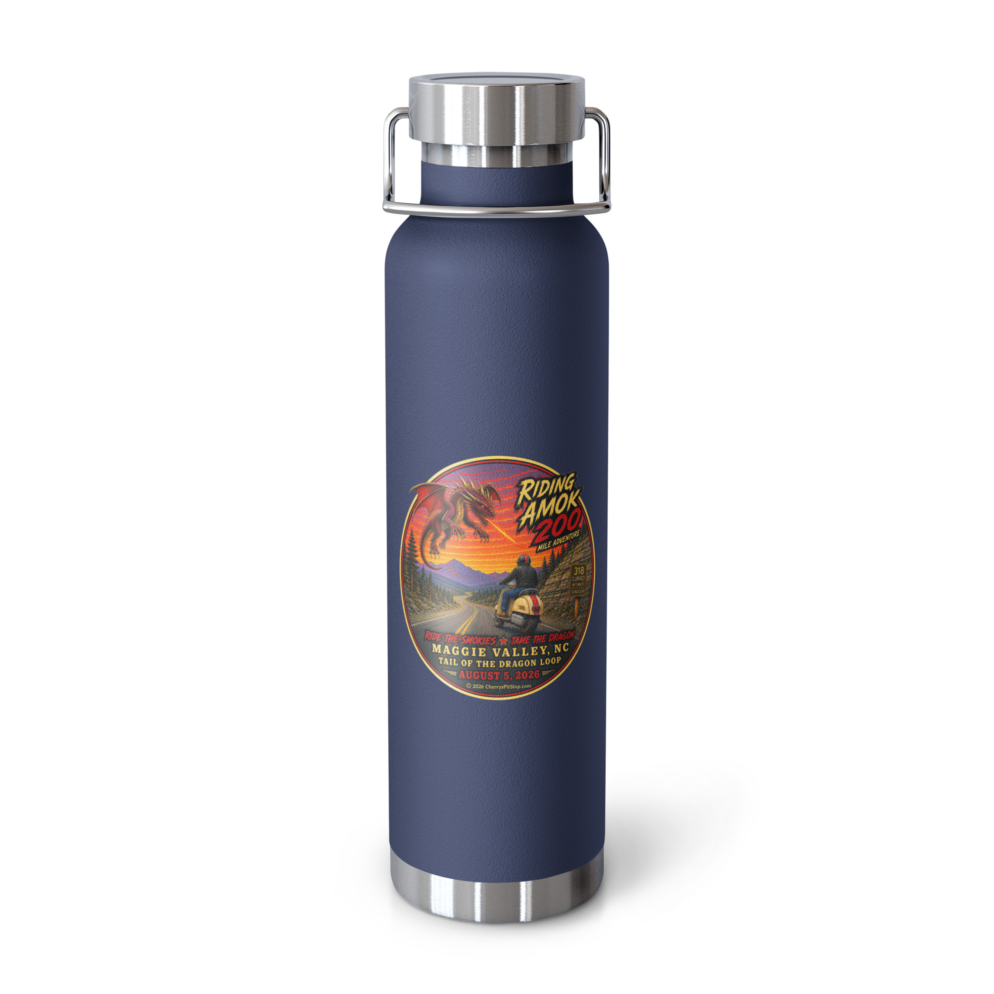 Dragon 200 Copper Vacuum Insulated Bottle – 22 oz - Image 7