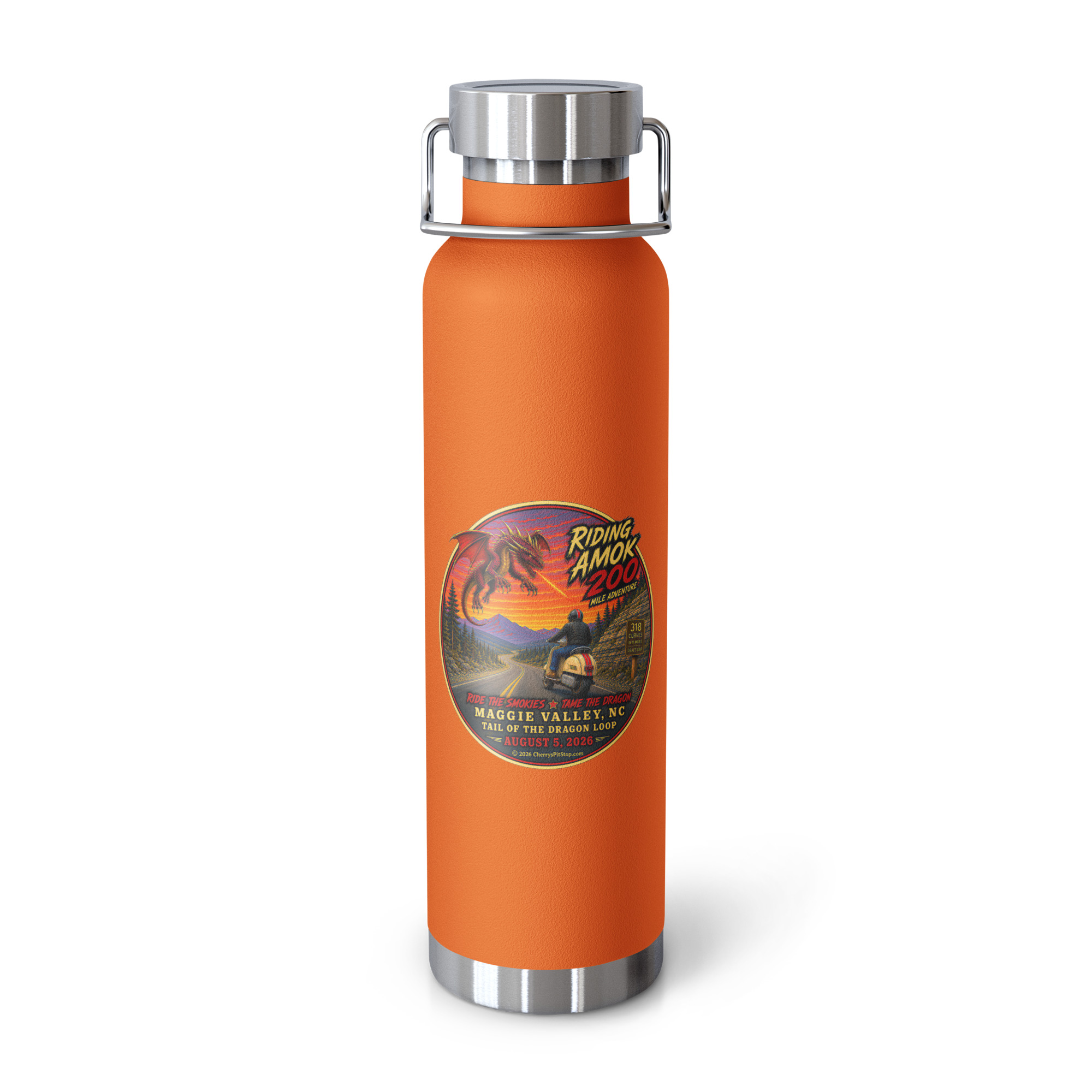 Dragon 200 Copper Vacuum Insulated Bottle – 22 oz - Image 4