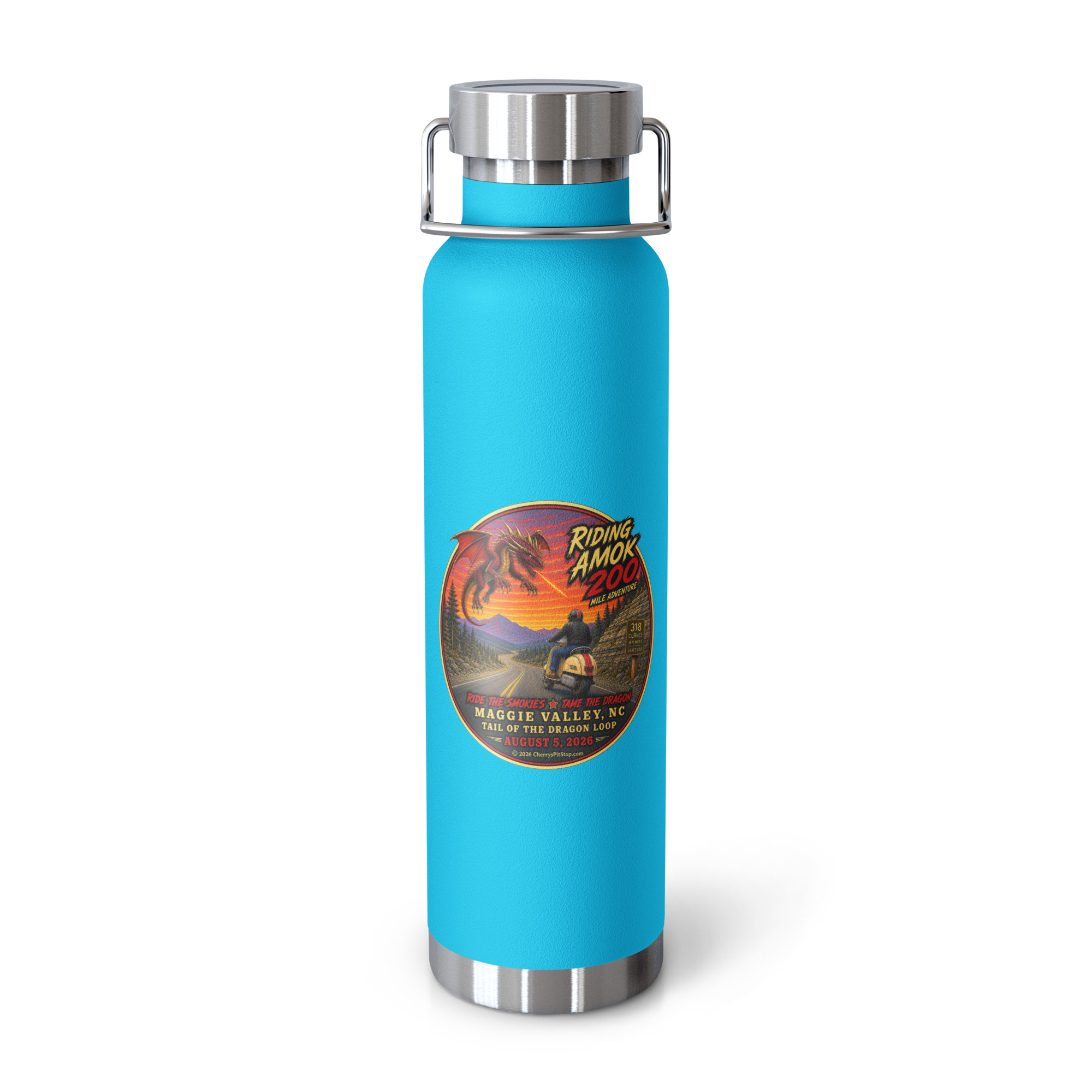 Dragon 200 Copper Vacuum Insulated Bottle – 22 oz - Image 3