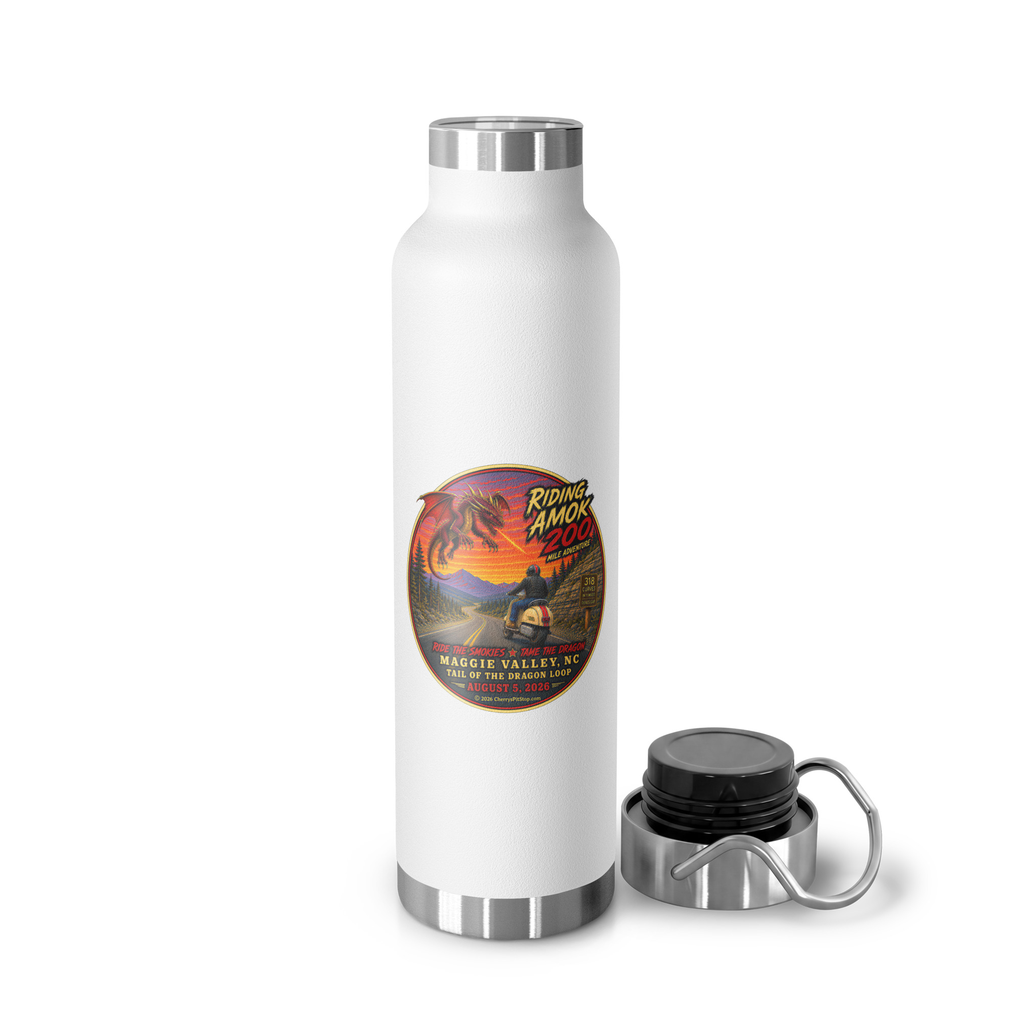 Dragon 200 Copper Vacuum Insulated Bottle – 22 oz - Image 11