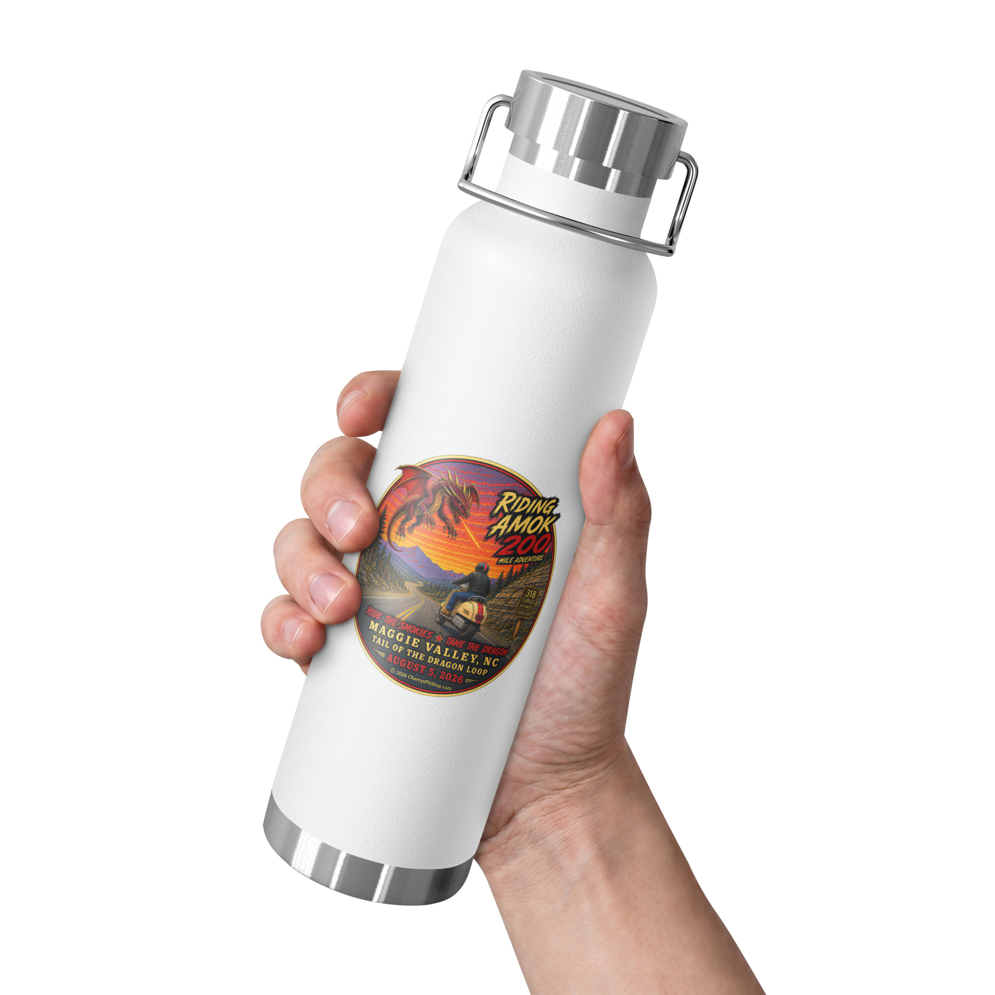 Dragon 200 Copper Vacuum Insulated Bottle – 22 oz - Image 12