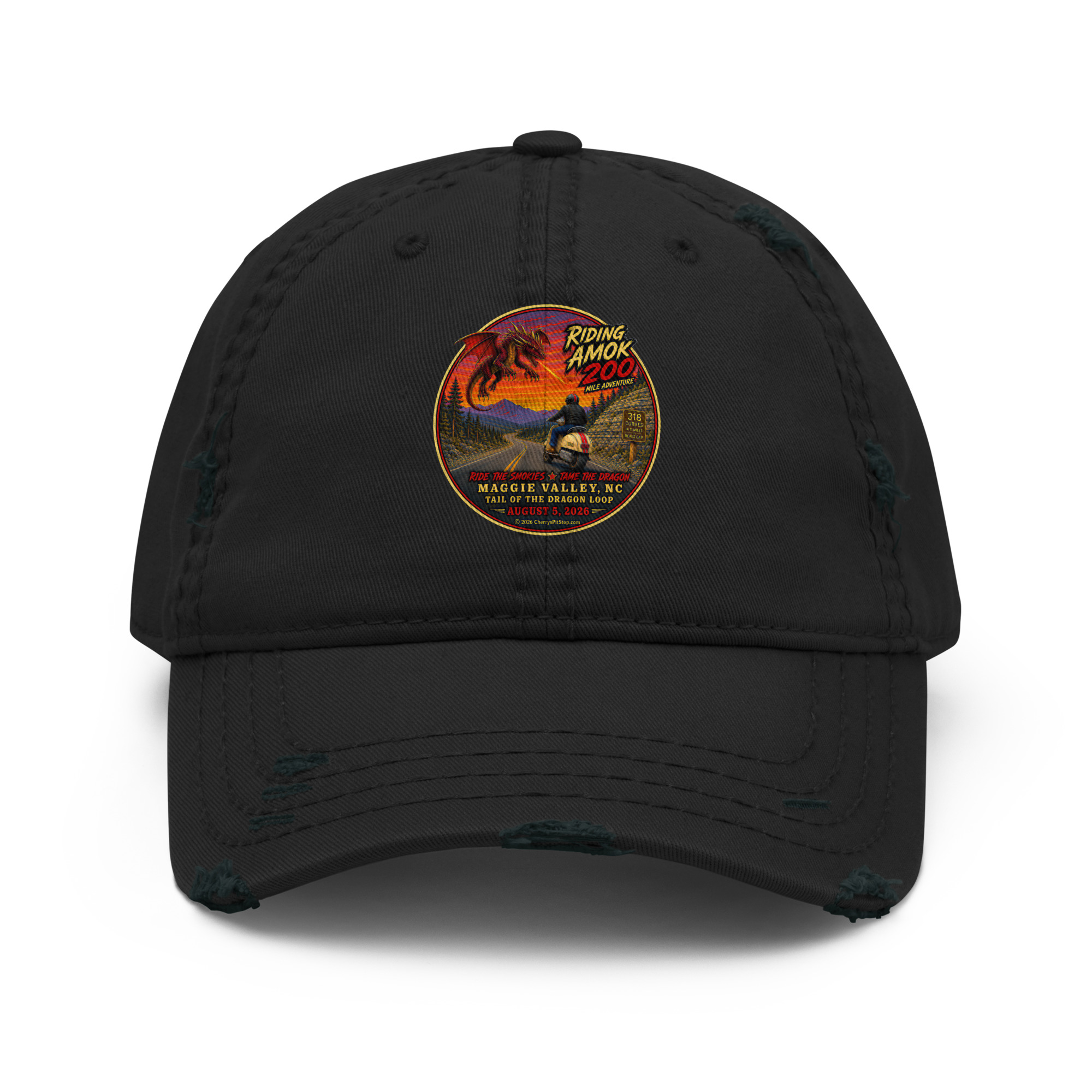 Dragon 200 Distressed Dad Hat