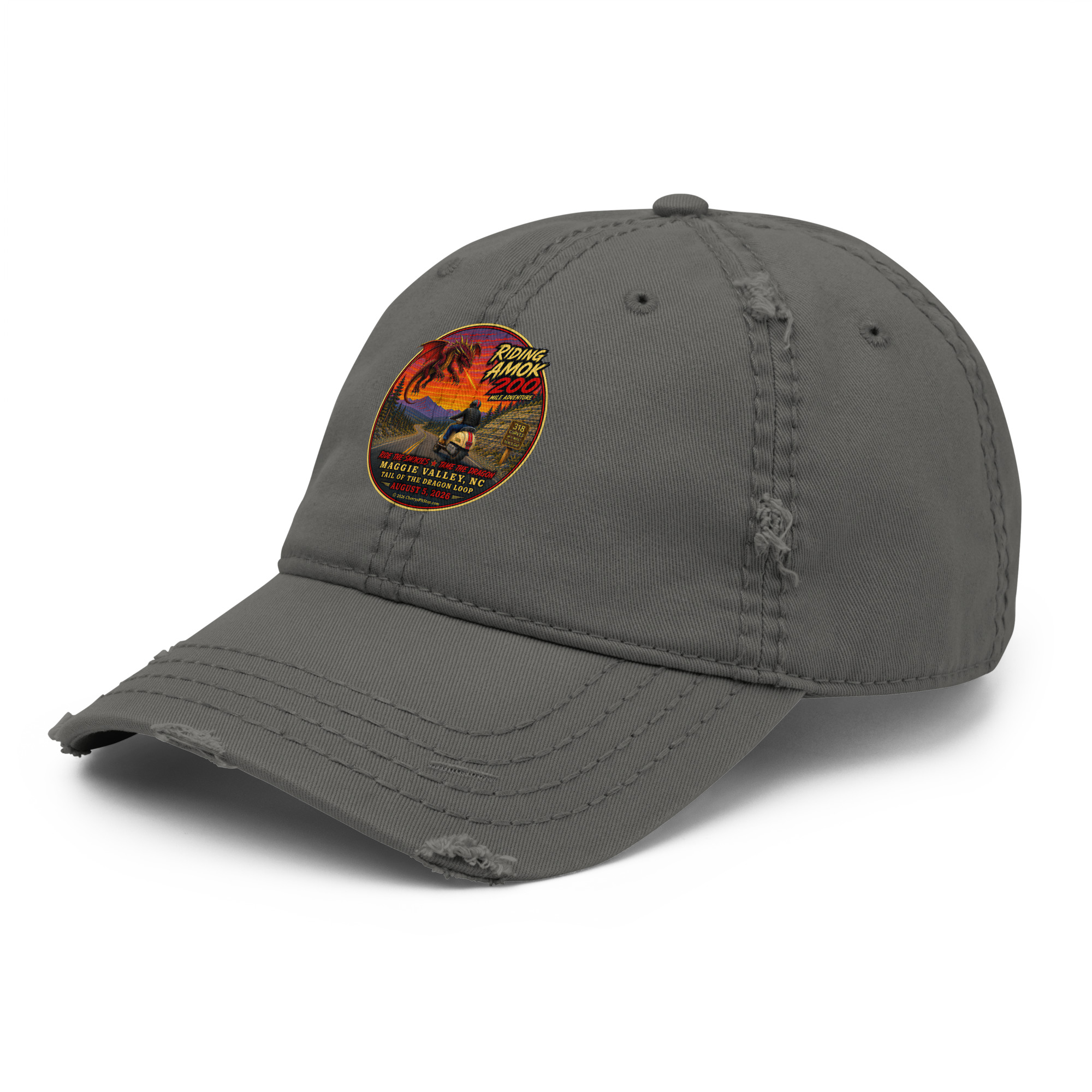 Dragon 200 Distressed Dad Hat - Image 15