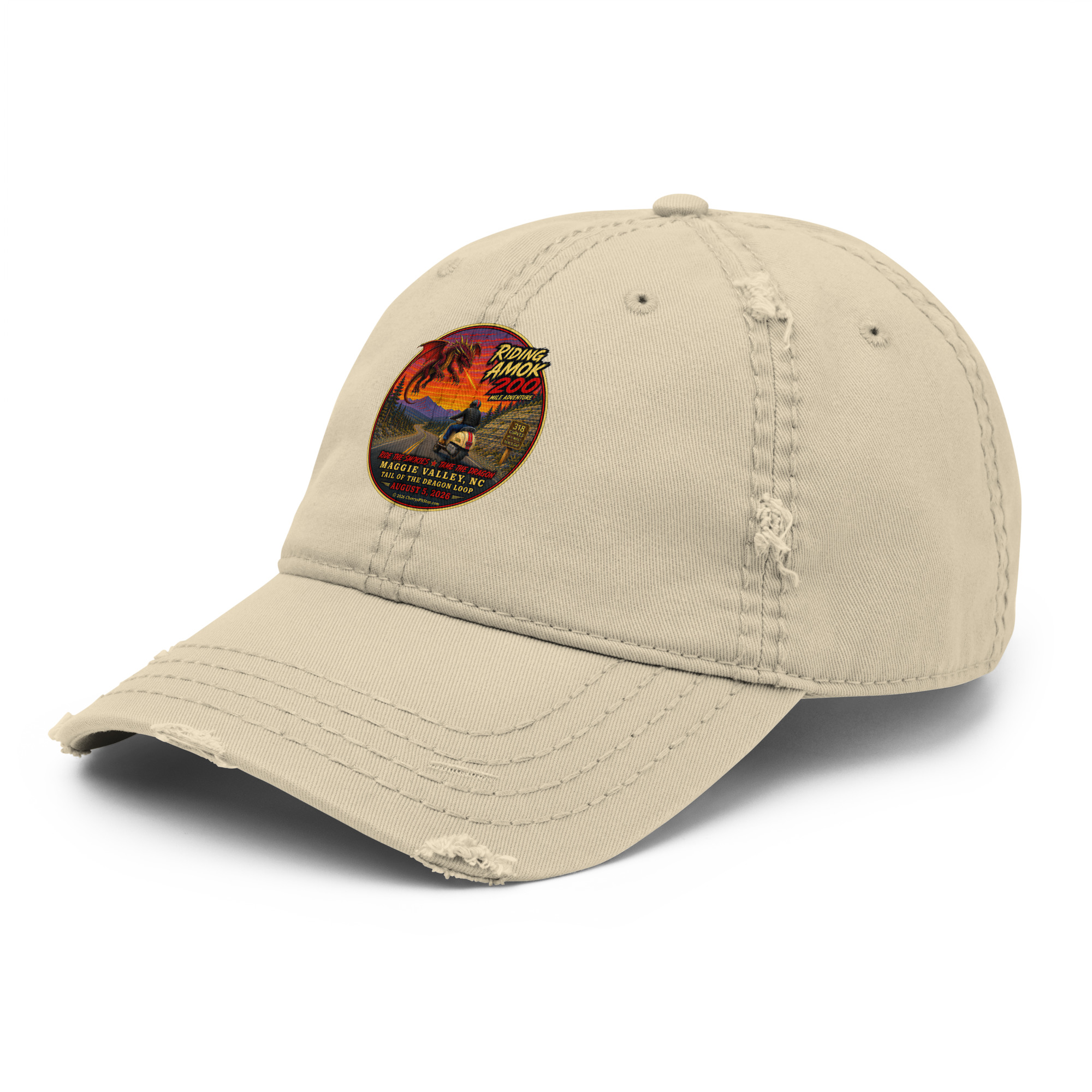 Dragon 200 Distressed Dad Hat - Image 16