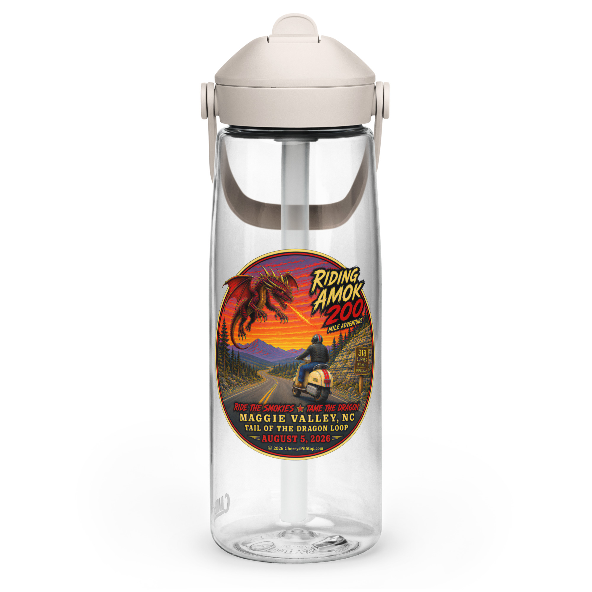 Dragon 200 CamelBak Thrive Flip Straw Water Bottle – 25 oz - Image 5