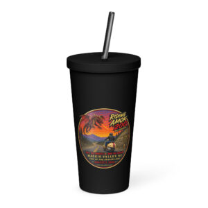 Dragon 200 Insulated Tumbler with Straw – 20 oz