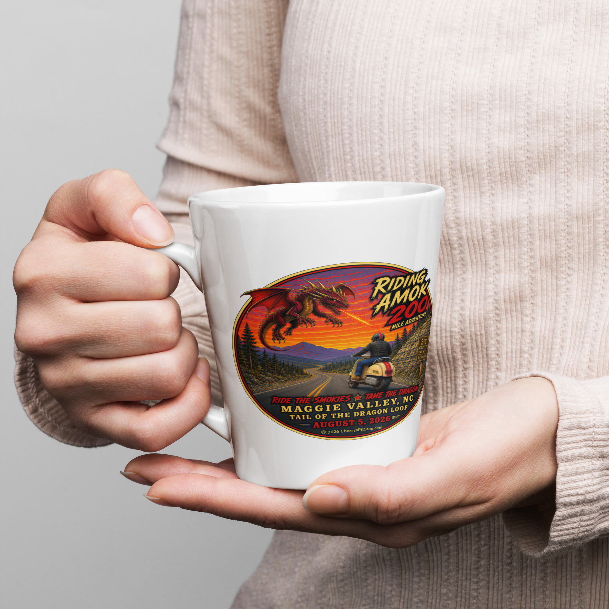 Dragon 200 Latte Mug - Image 5