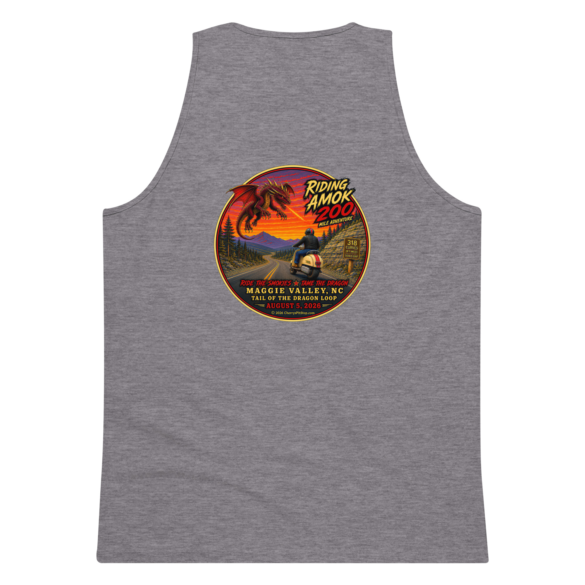 Dragon 200 Men’s premium tank top - Image 17