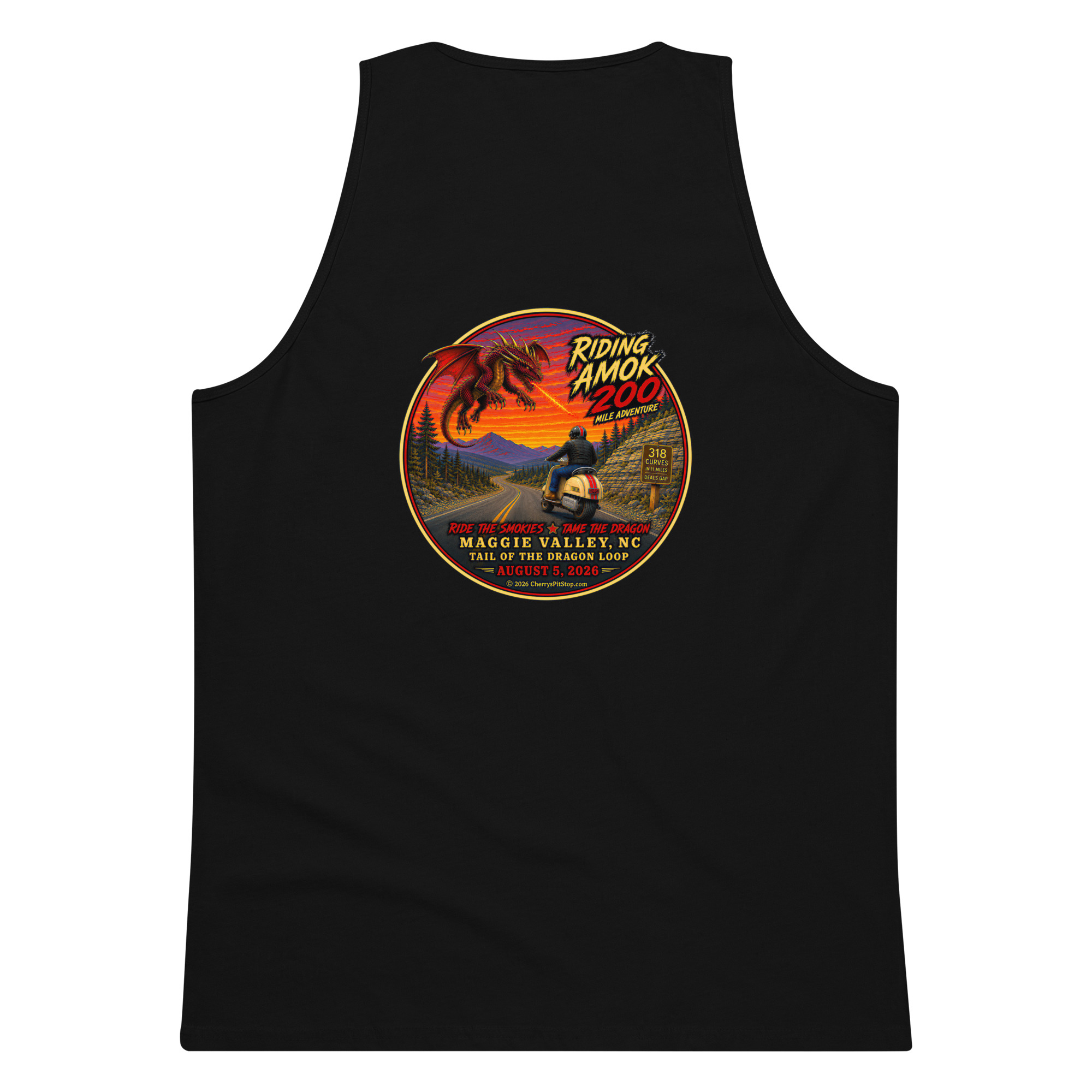 Dragon 200 Men’s premium tank top - Image 12