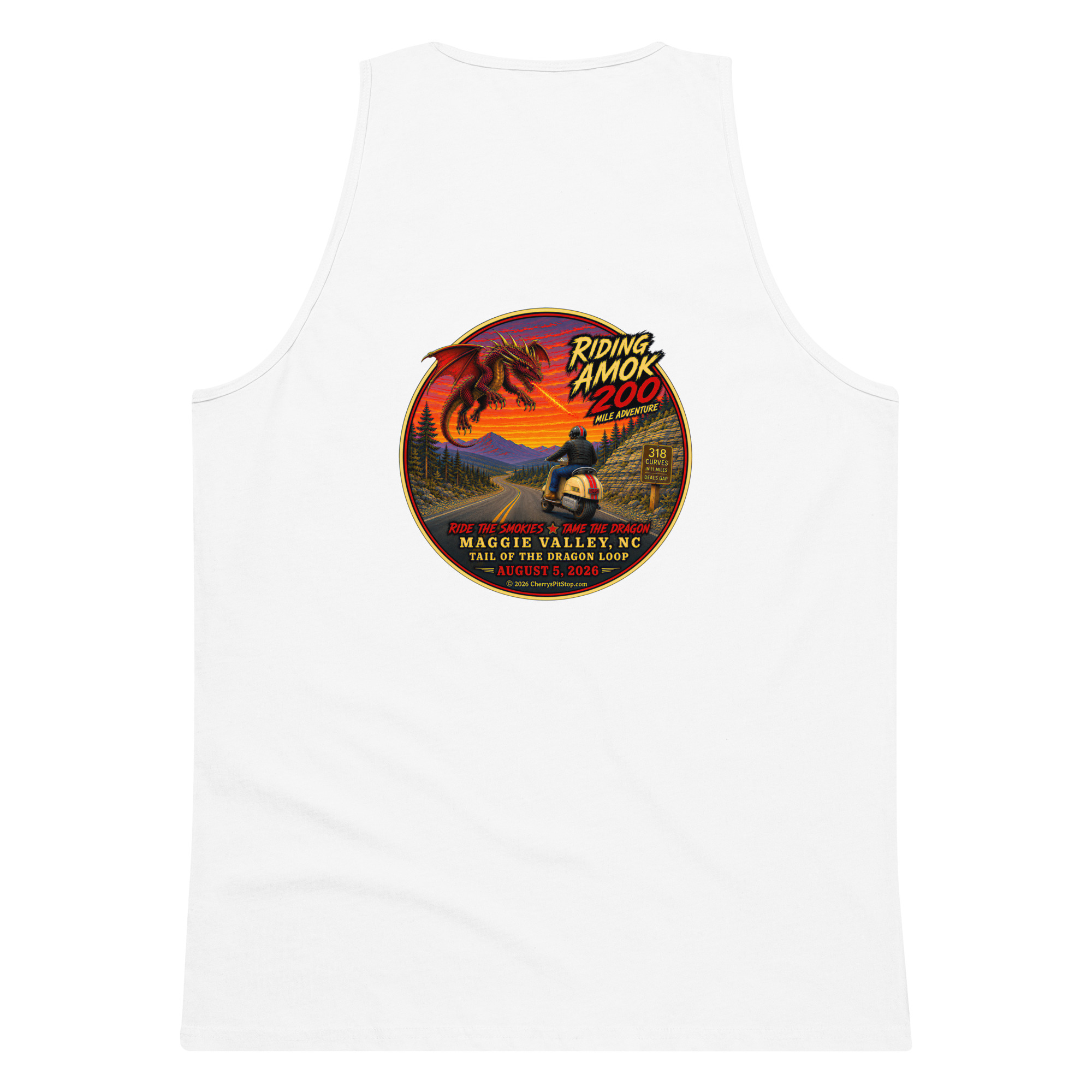 Dragon 200 Men’s premium tank top - Image 20