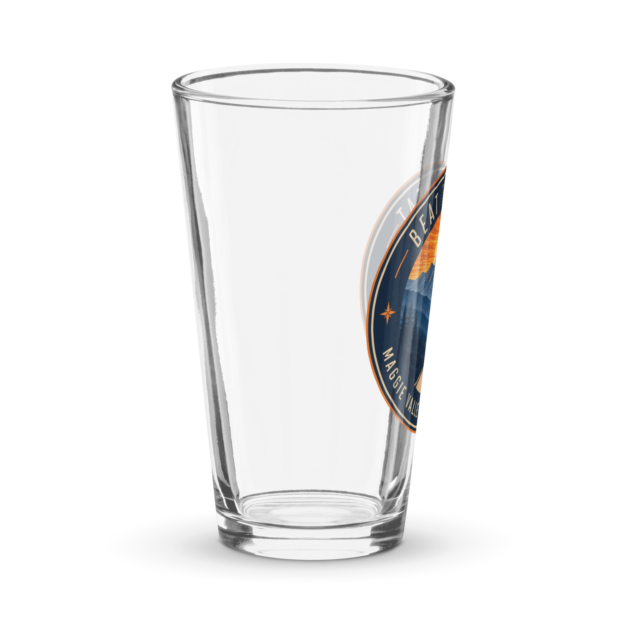 Beat the Heat | Maggie Valley Pint Glass – 16 oz - Image 3