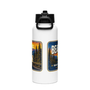 8th Annual Beat the Heat Stainless steel water bottle with a straw lid – 32 oz