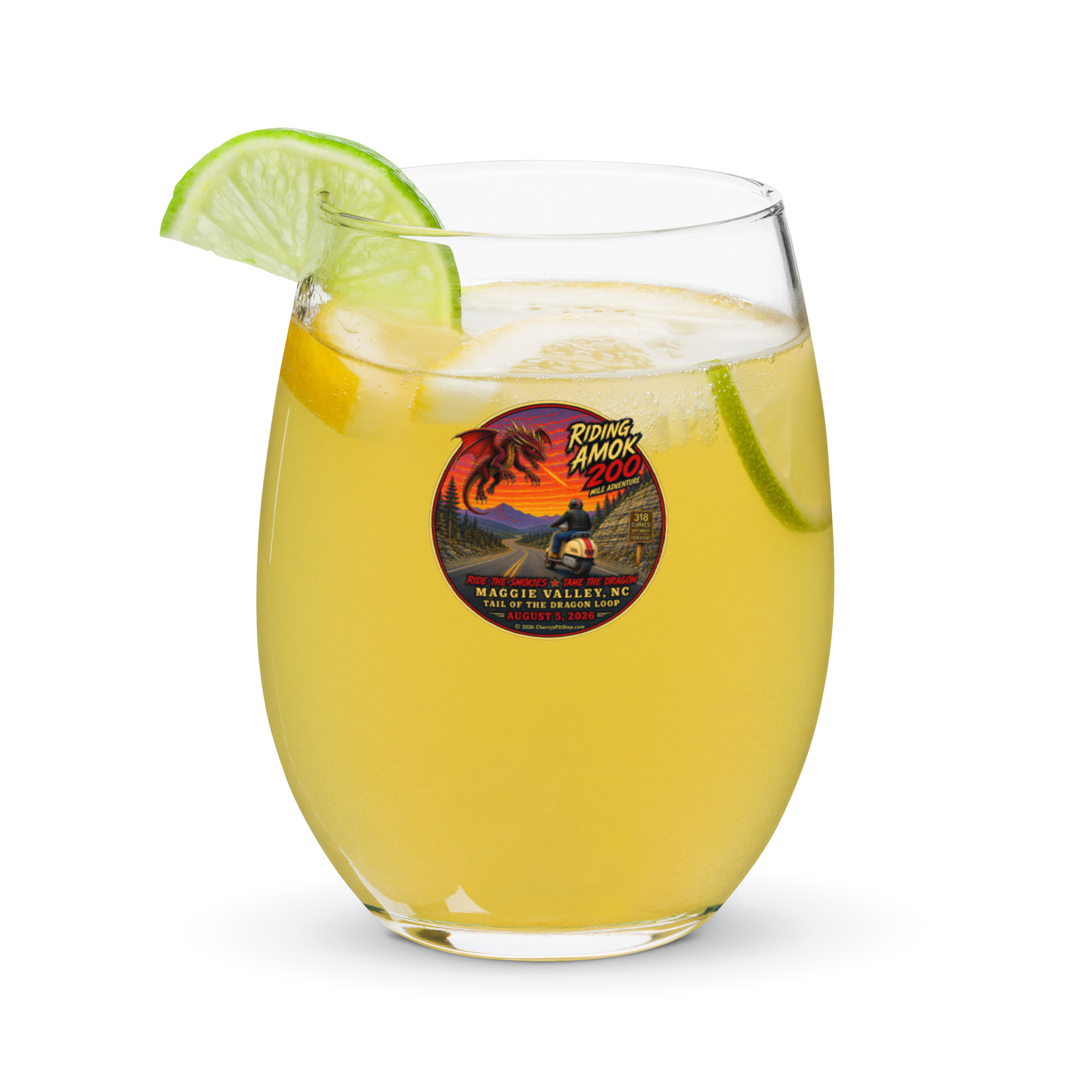 Dragon 200 Stemless Wine Glass – 15 oz - Image 5