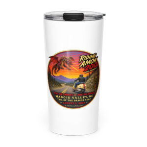 Dragon 200 Tapered Stainless Steel Tumbler – 20 oz