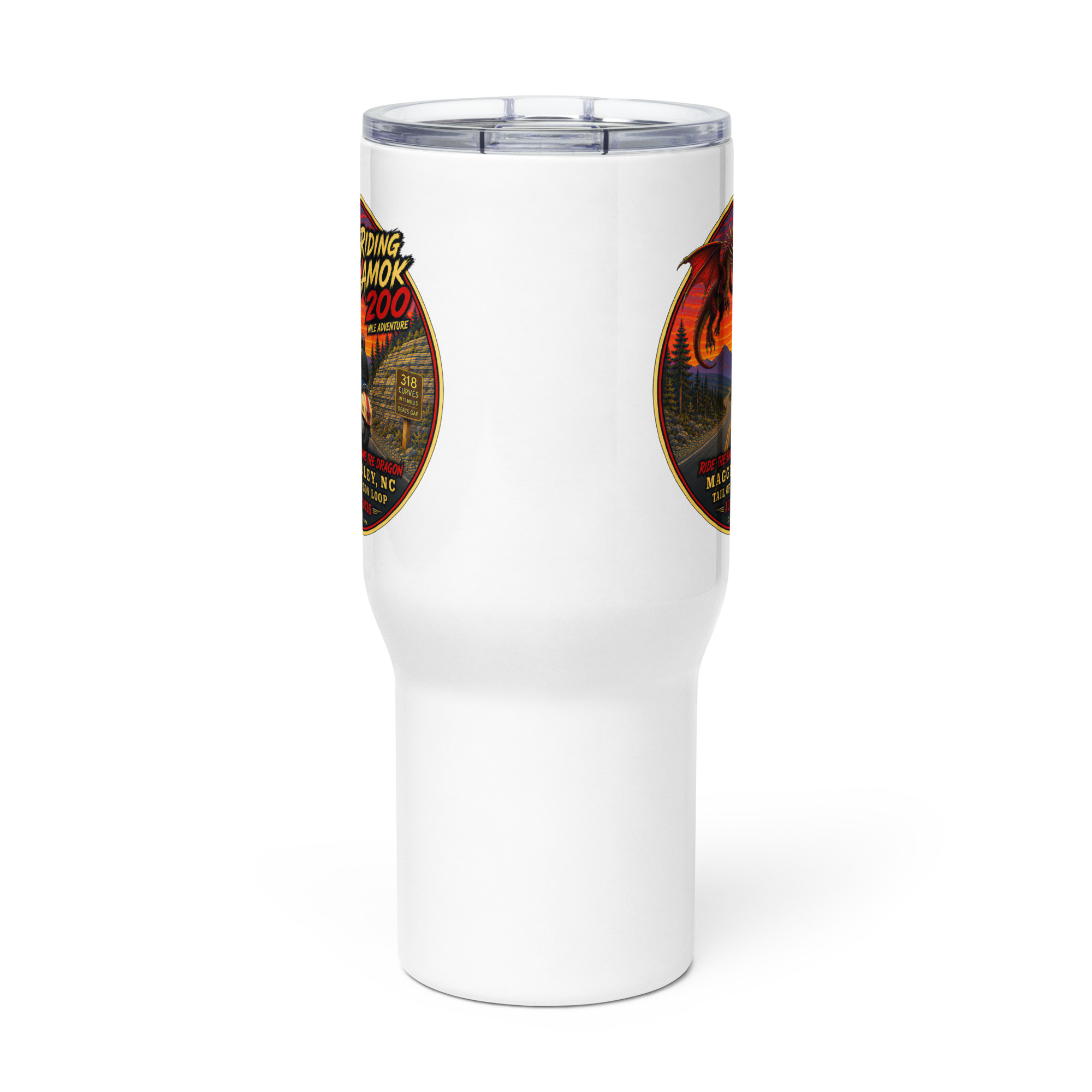 Dragon 200 Travel Mug with Handle - Image 2