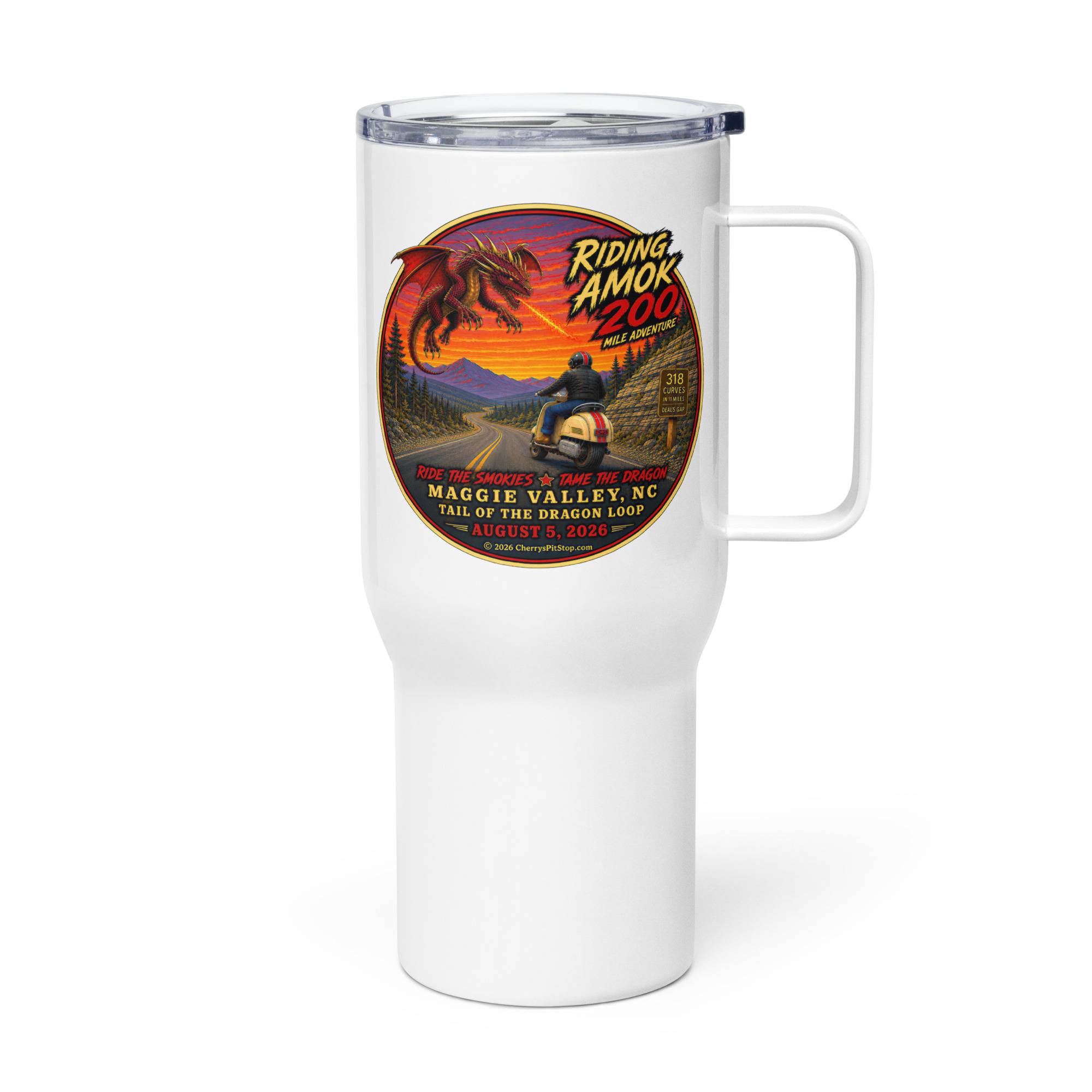 Dragon 200 Travel Mug with Handle