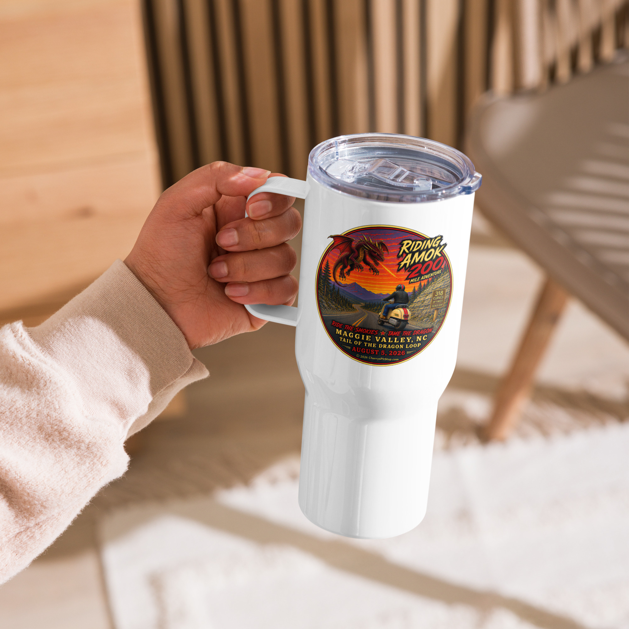 Dragon 200 Travel Mug with Handle - Image 10