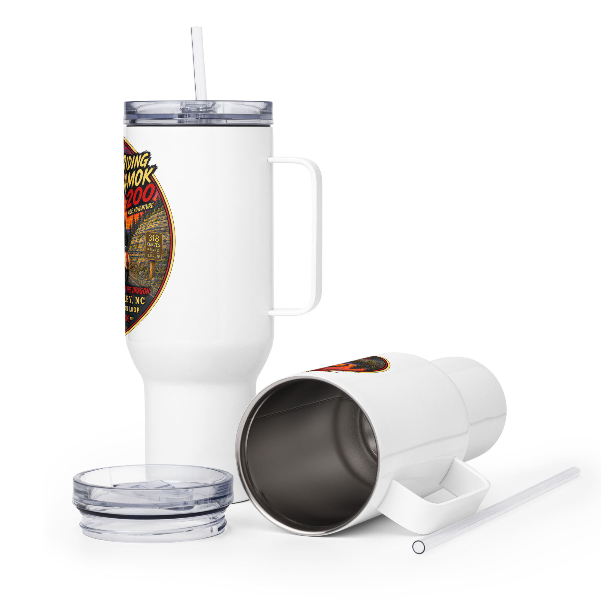 Dragon 200 Travel Mug with Handle - Image 7