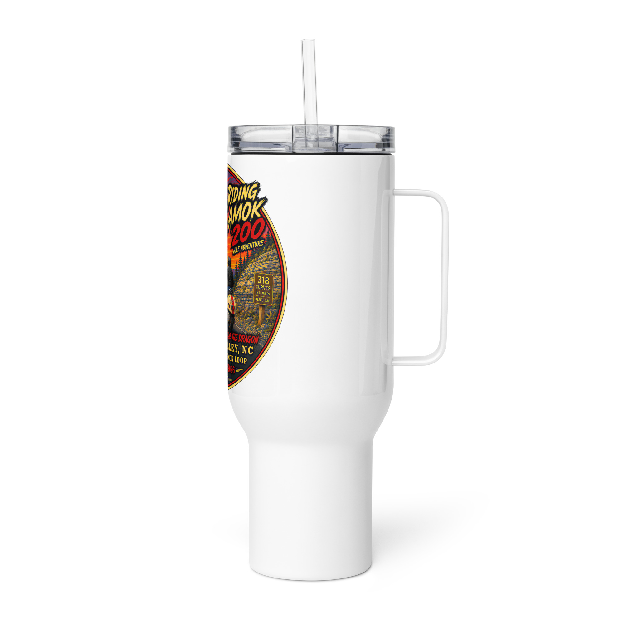 Dragon 200 Travel Mug with Handle - Image 5