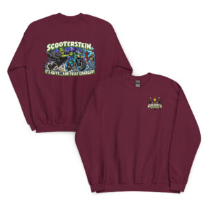 Scooterstein — Unisex Crewneck Sweatshirt