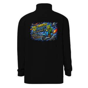 Outta Space, Full Throttle to Orbit — Quarter Zip Pullover