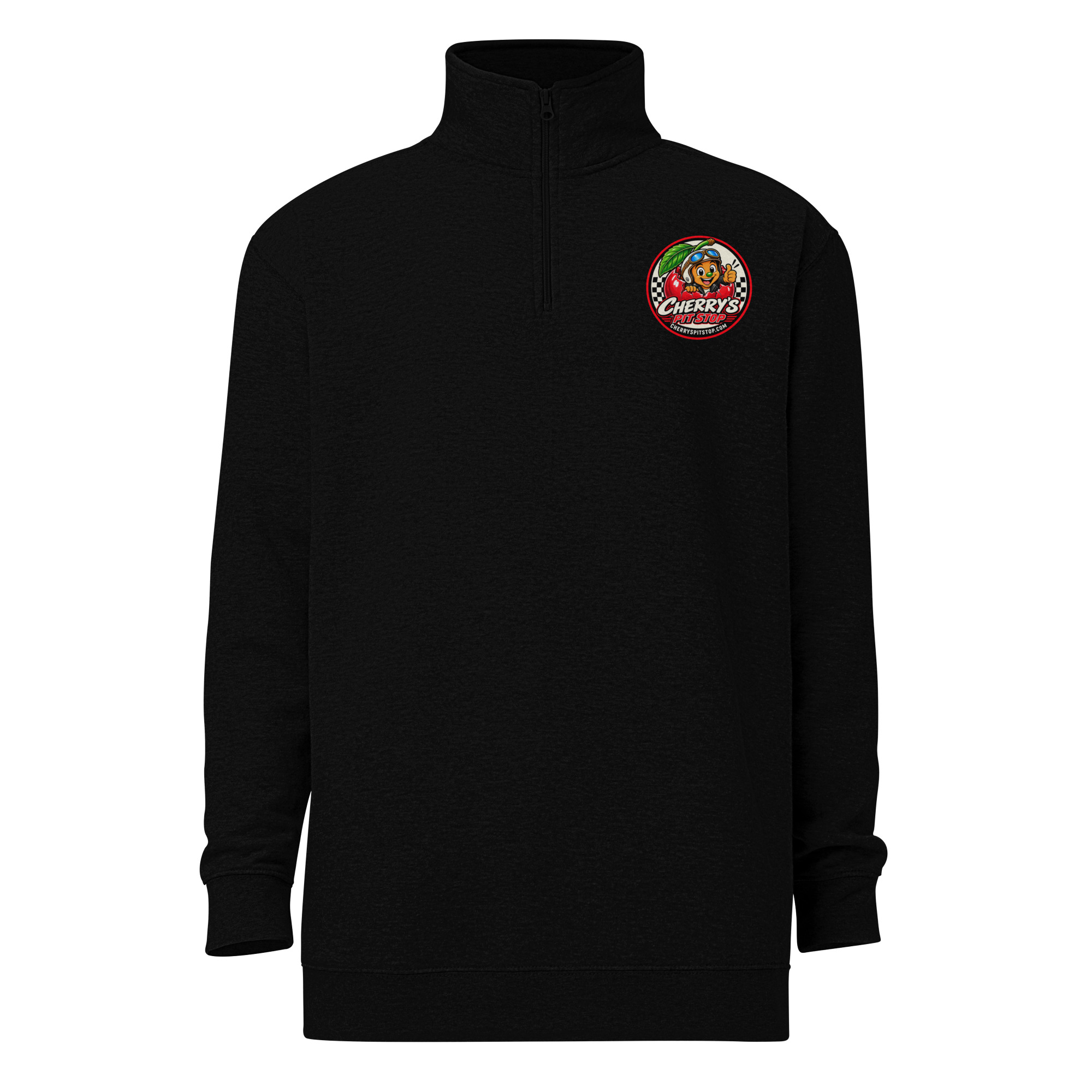 Adventure Starts With Kickstands Up - Unisex Quarter-Zip Fleece Pullover - Image 2