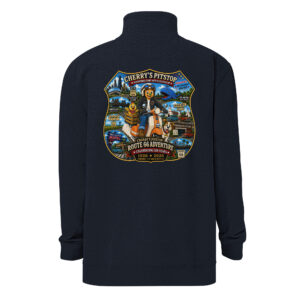 Route 66 Unisex Quarter-Zip Fleece Pullover