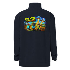Outta Space, Roswell - Quarter-Zip Fleece Pullover