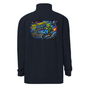Outta Space, Full Throttle - Unisex Quarter-Zip Fleece pullover