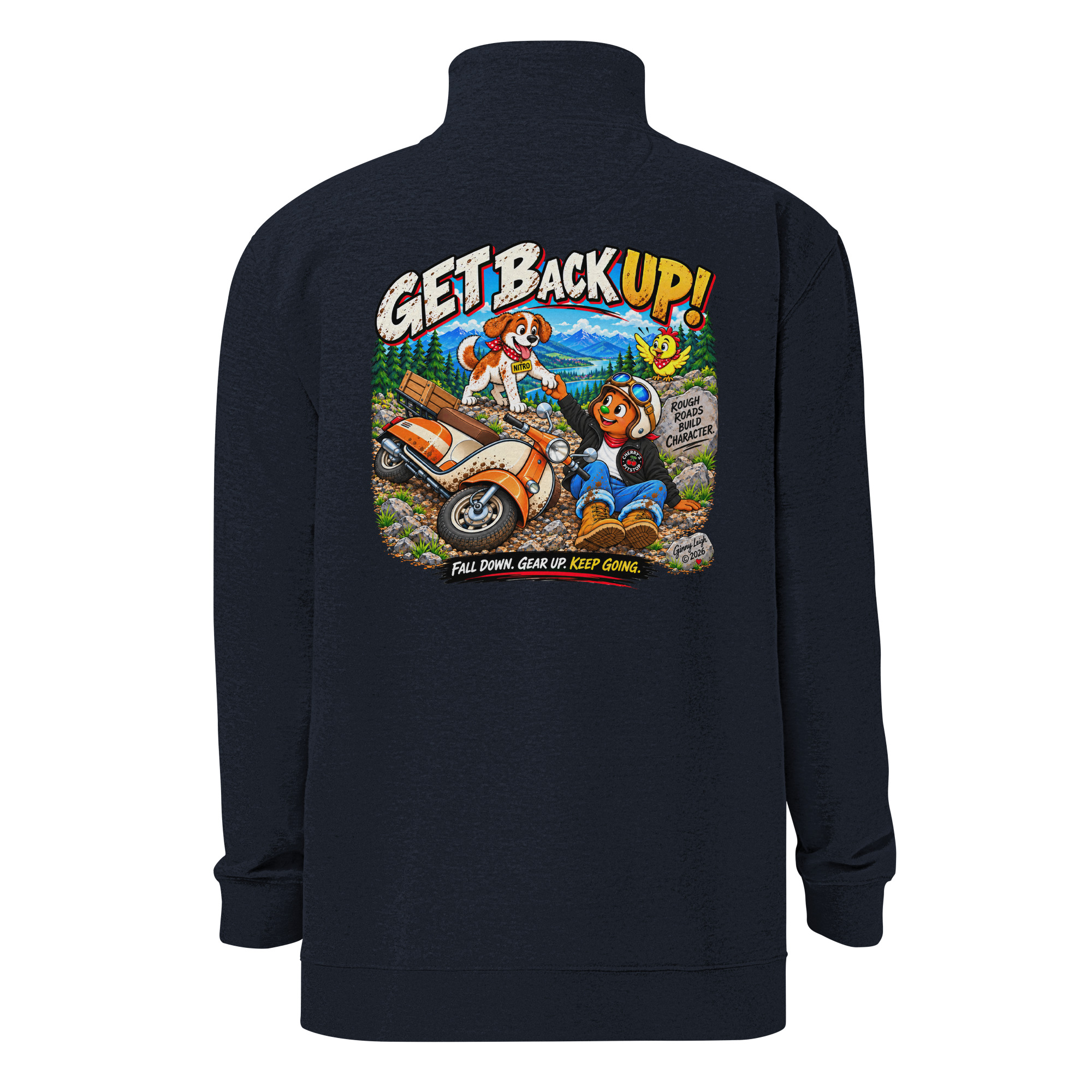 Get Back Up - Fleece Quarter-Zip Pullover