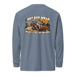 Hot Rod Wrap — Men’s Garment-Dyed Heavyweight Long-Sleeve Shirt