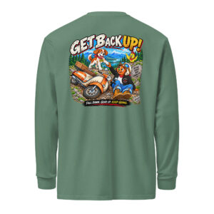 Get Back Up – Unisex Heavyweight Long-Sleeve Shirt