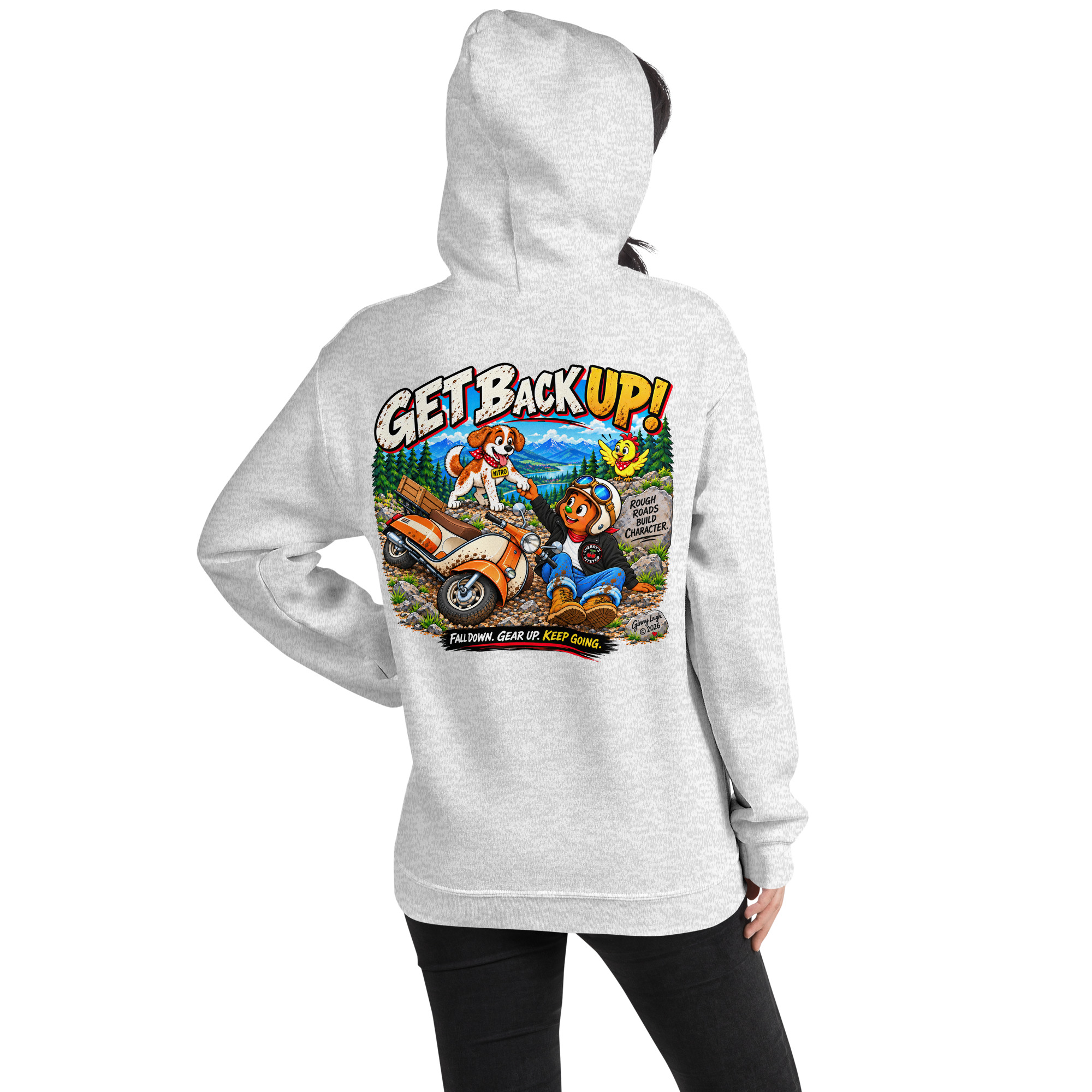Get Back Up - Unisex Hoodie - Image 71