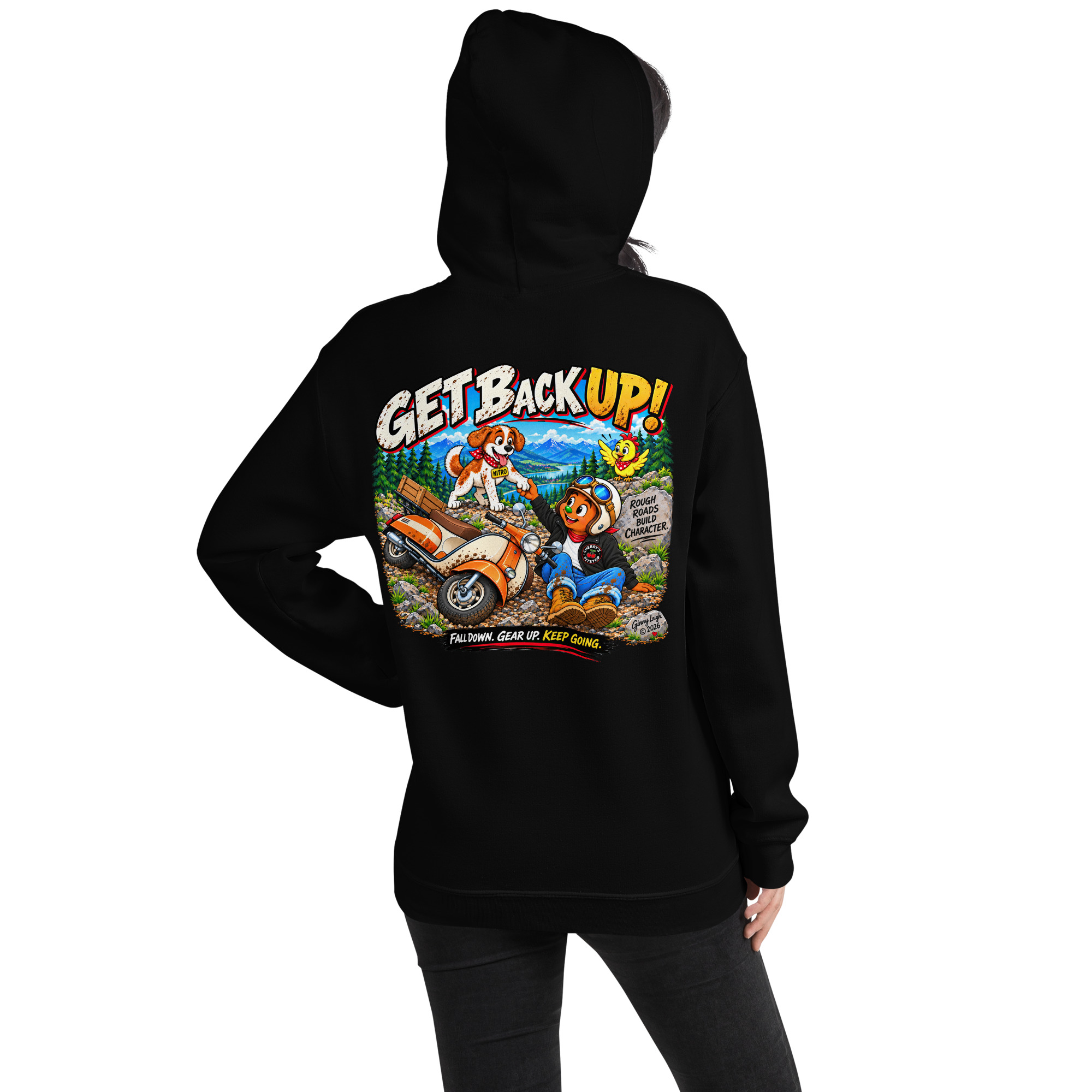 Get Back Up - Unisex Hoodie - Image 50