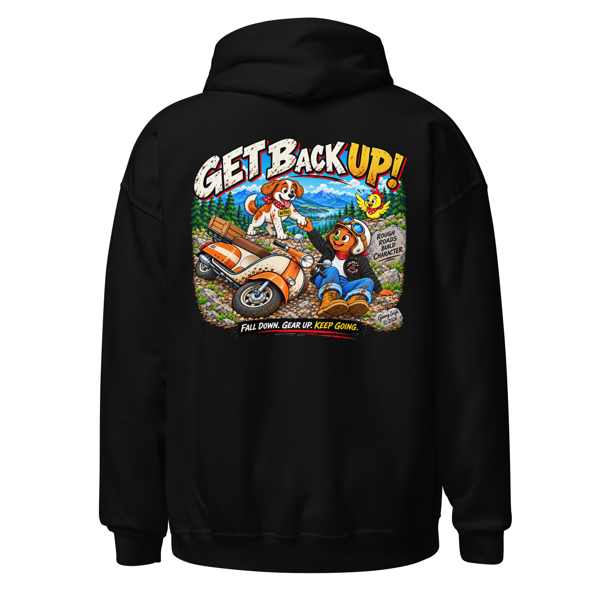 Get Back Up - Unisex Hoodie - Image 14