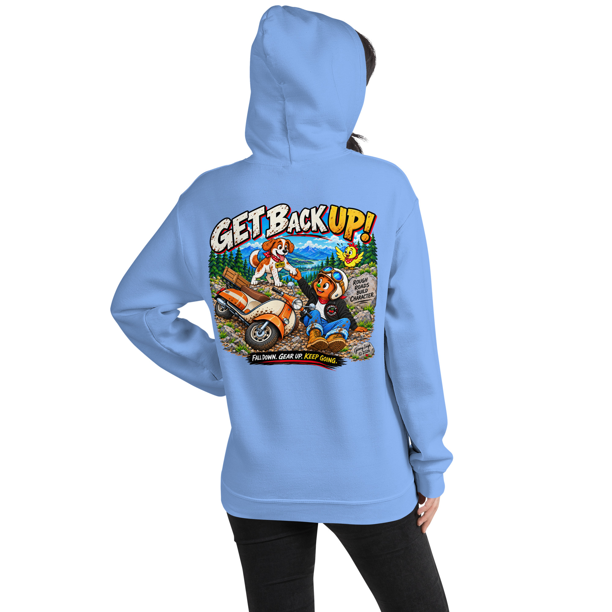 Get Back Up - Unisex Hoodie - Image 67