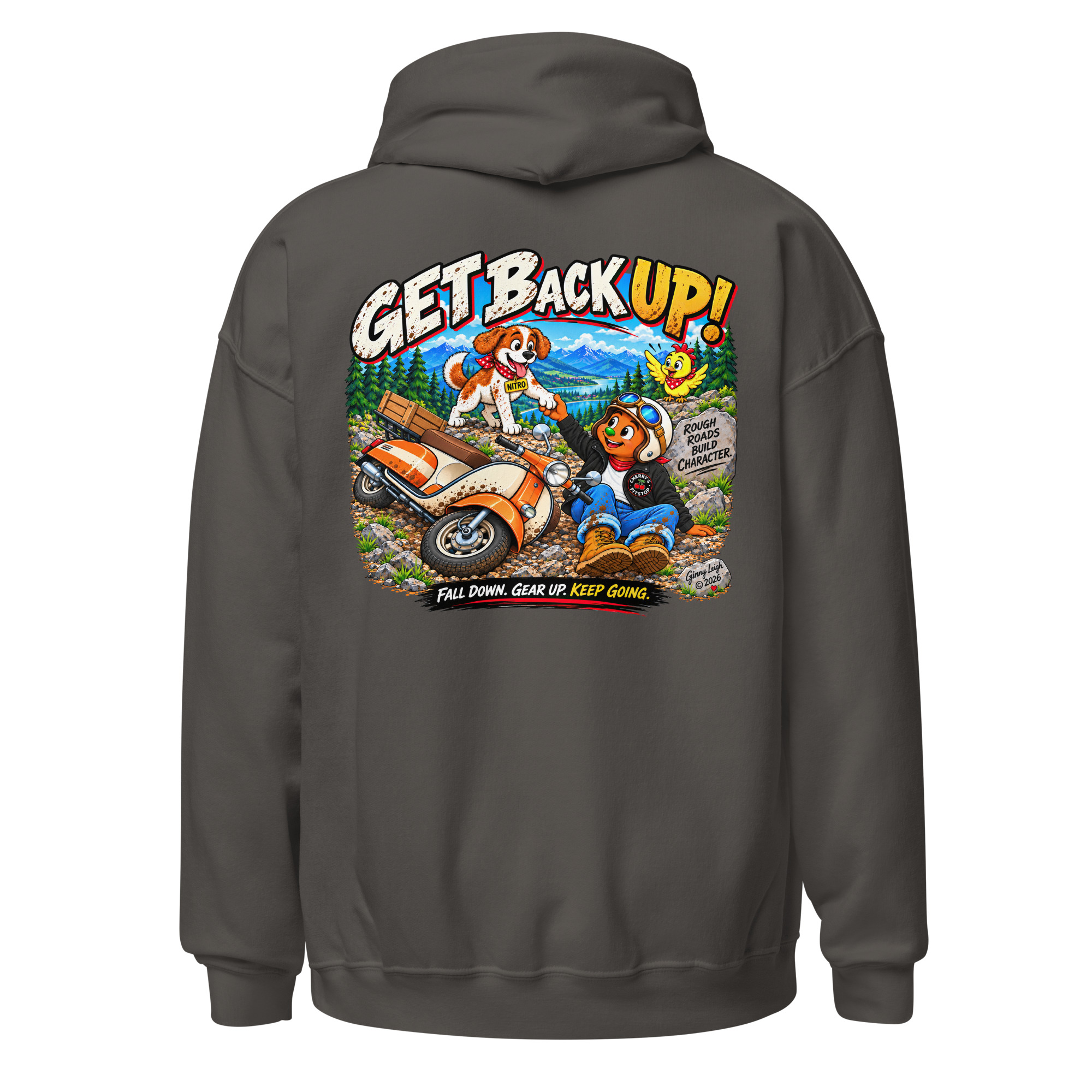 Get Back Up - Unisex Hoodie - Image 21