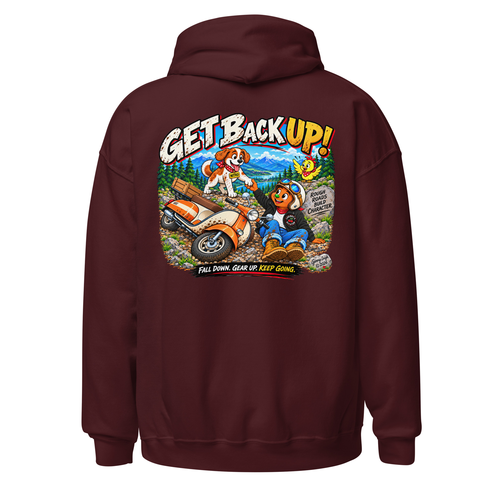 Get Back Up - Unisex Hoodie - Image 16