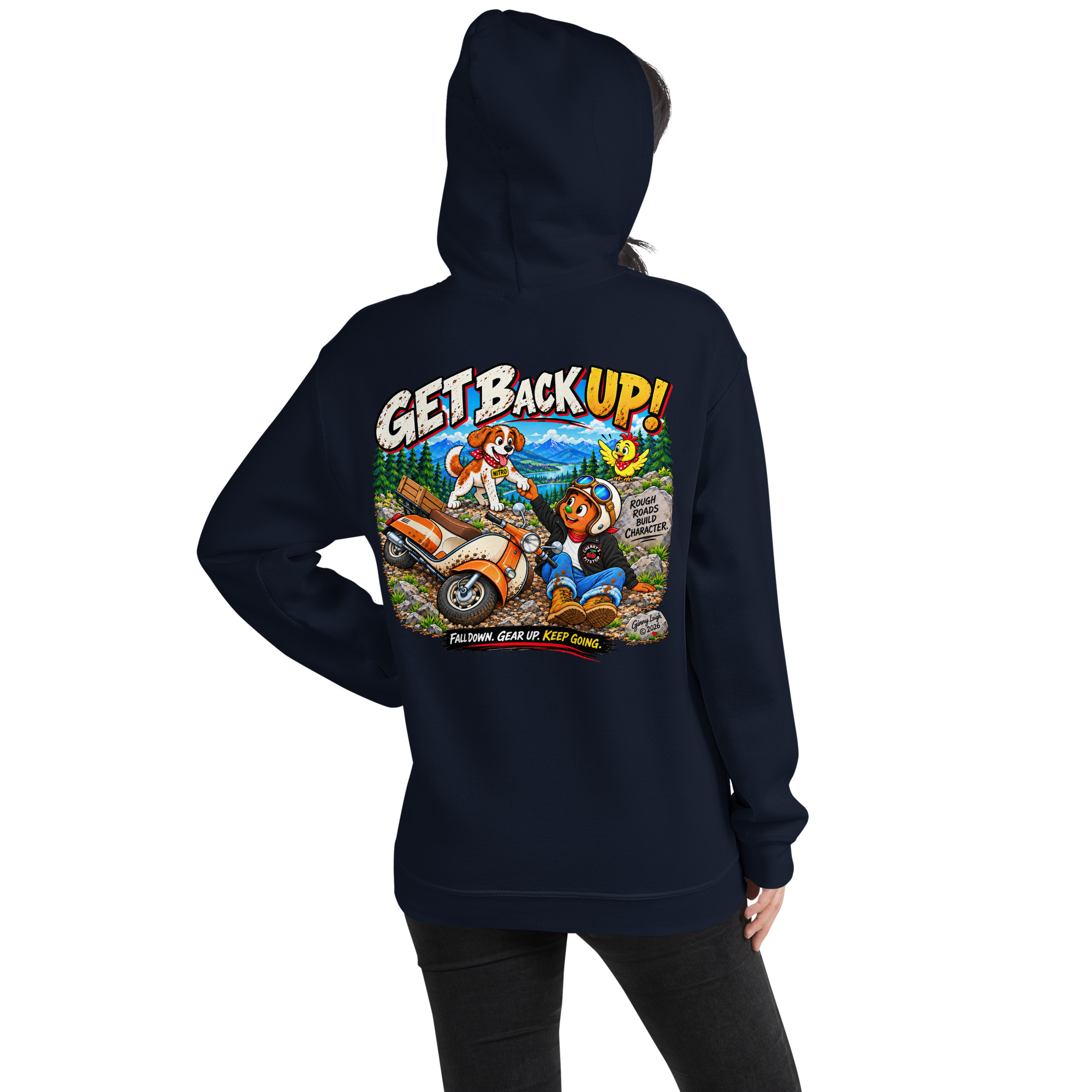 Get Back Up - Unisex Hoodie - Image 52