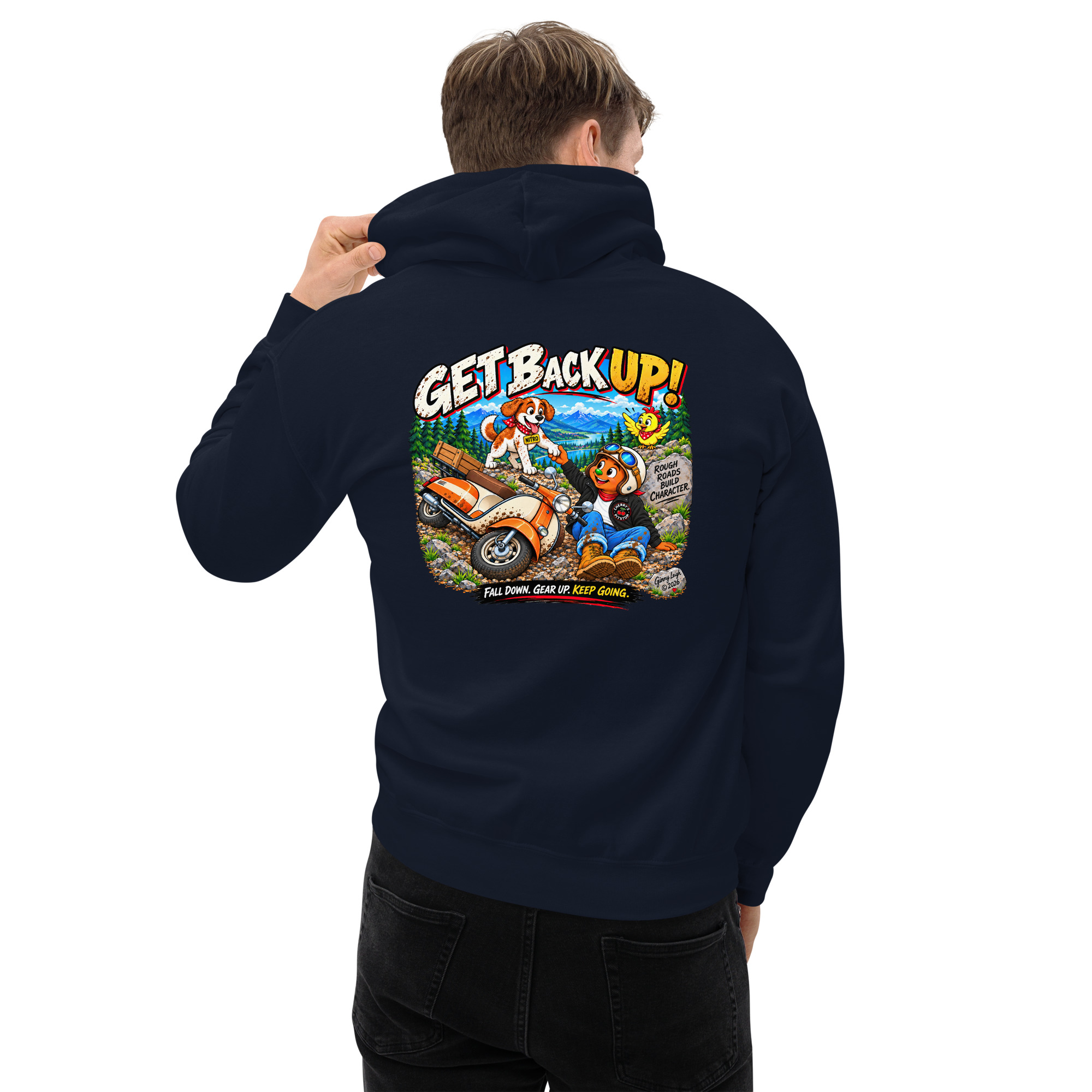 Get Back Up - Unisex Hoodie - Image 27