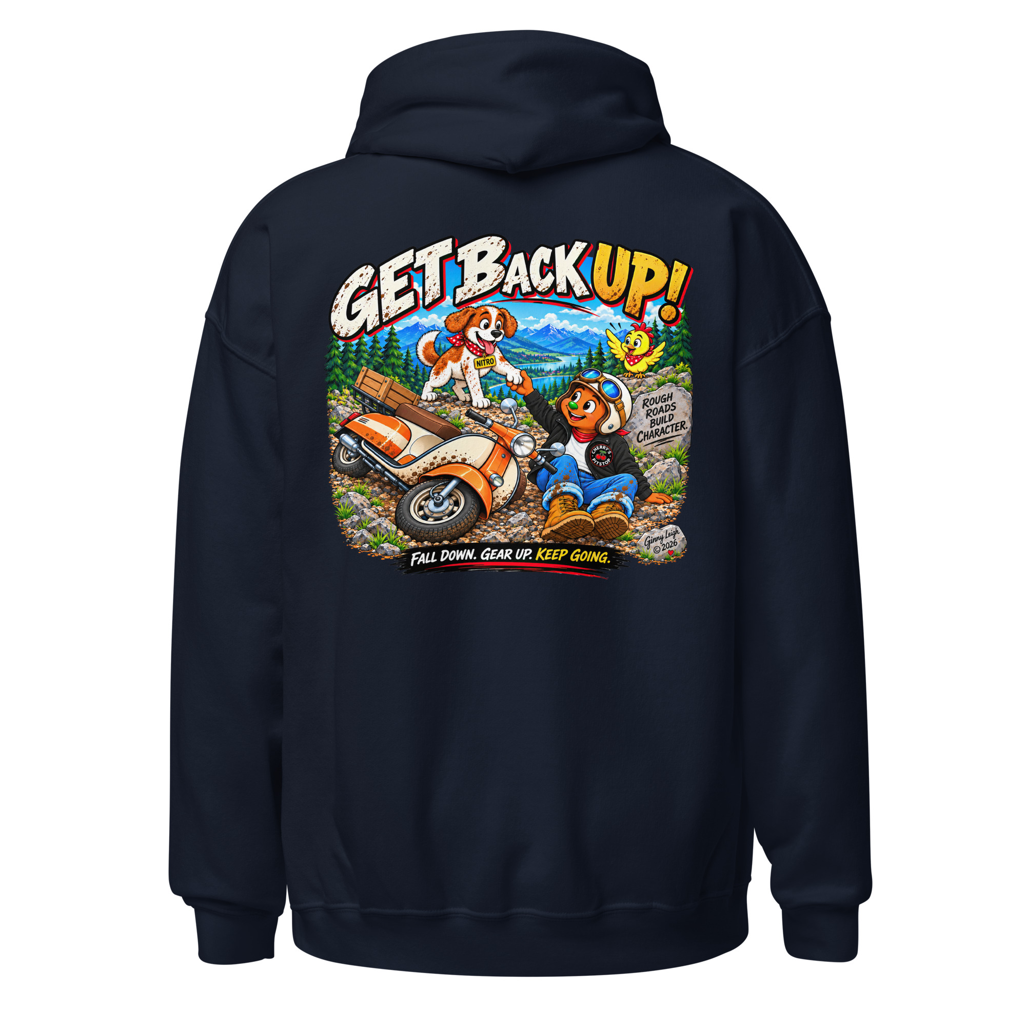 Get Back Up - Unisex Hoodie - Image 15