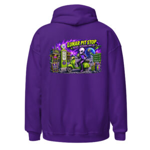 Outta Space, Lunar Pit Stop - Premium Unisex Hoodie