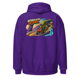 Outta Space, Intergalactic Getaway - Unisex Hoodie