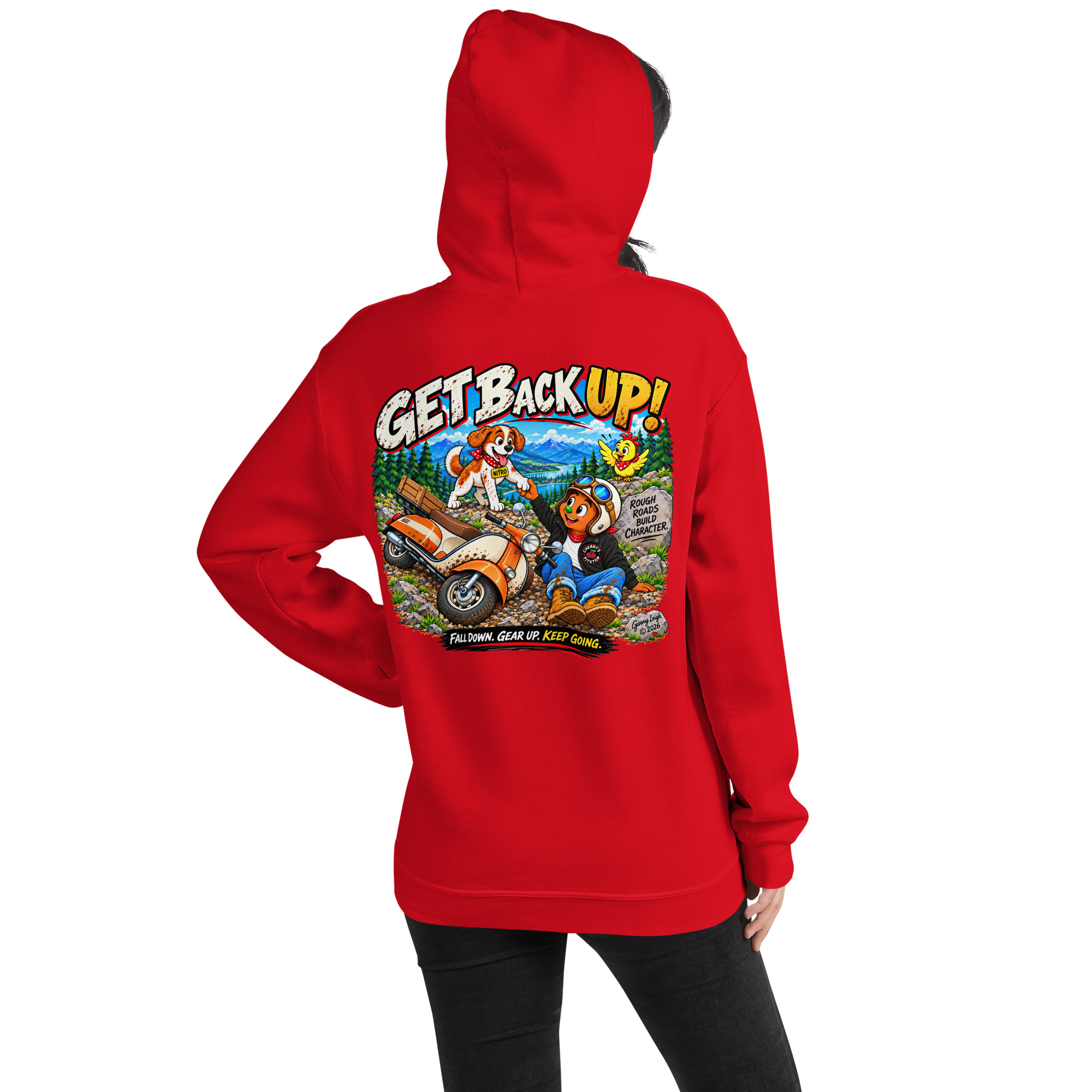 Get Back Up - Unisex Hoodie - Image 59