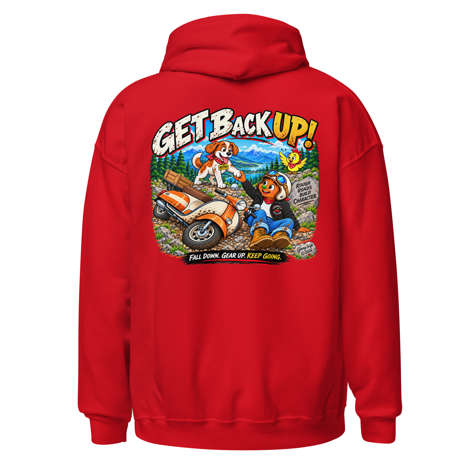 Get Back Up - Unisex Hoodie - Image 19