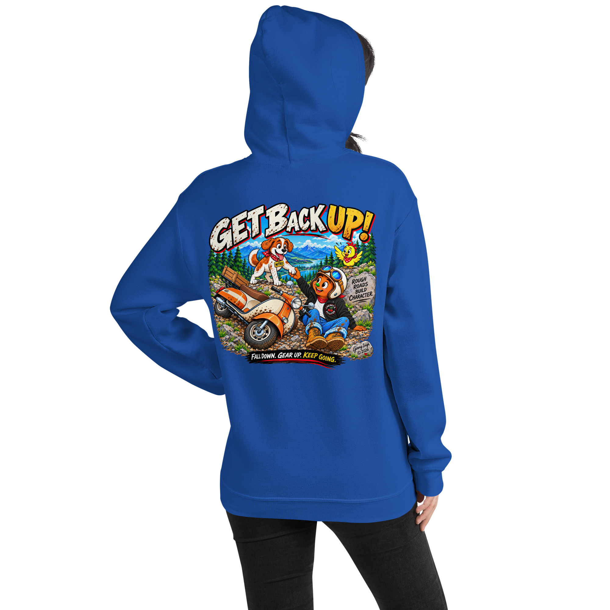Get Back Up - Unisex Hoodie - Image 62